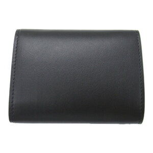 Christian Louboutin Black Leather Tri fold Wallet